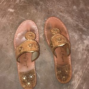 ⚡️cork and gold Jack Rogers